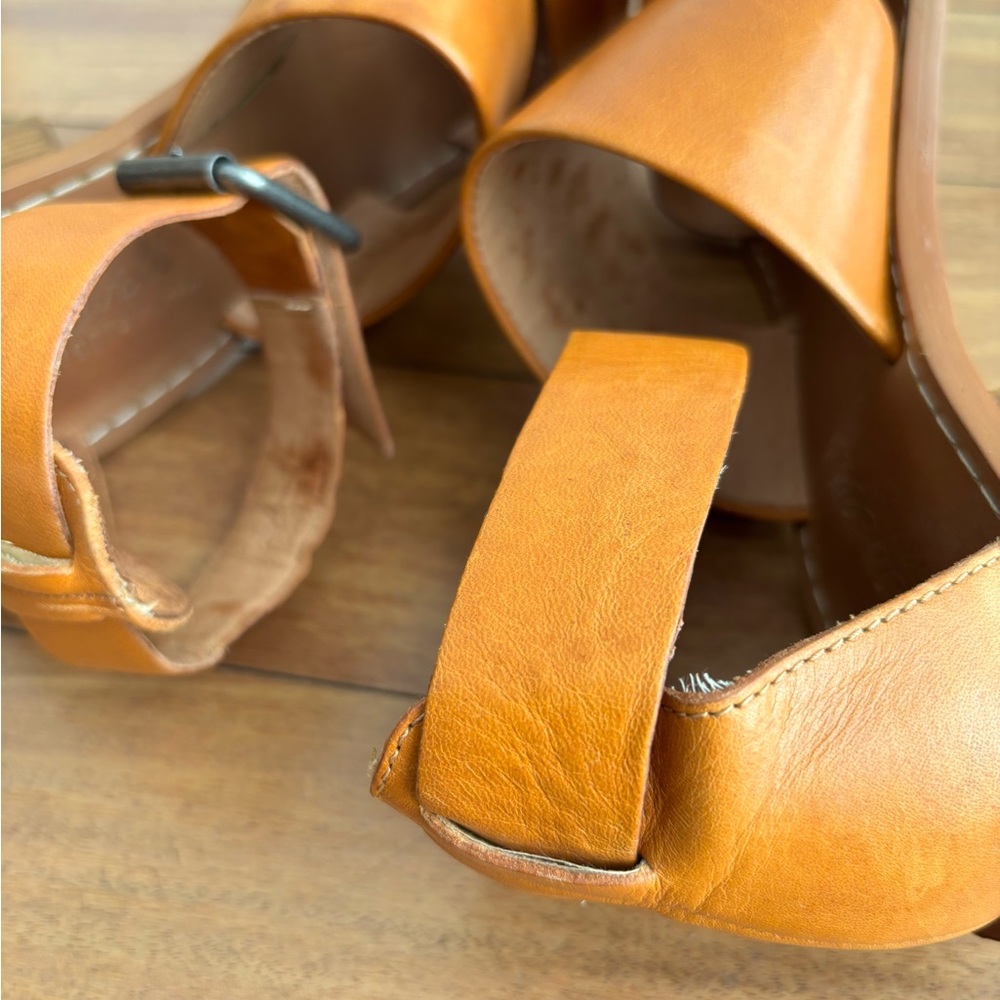Madewell Brown/Tan Sandals Leather Warren Sandal - Picture 7 of 10